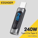 Essager Adaptador USB‑C OTG PD 240W com Display Digital — miniatura