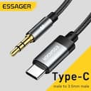 Essager Adaptador USB-C para Áudio 3.5mm – Huawei e Xiaomi — miniatura