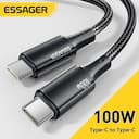 Essager Cabo 100W USB-C para USB-C 5A PD - Carregamento Rápido — miniatura
