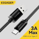 Essager Cabo USB-C 3A para iPhone 15 e Android Rápido — miniatura