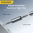 Essager Adaptador de Áudio 3.5mm Jack Macho para Macho – R$10,79 — miniatura