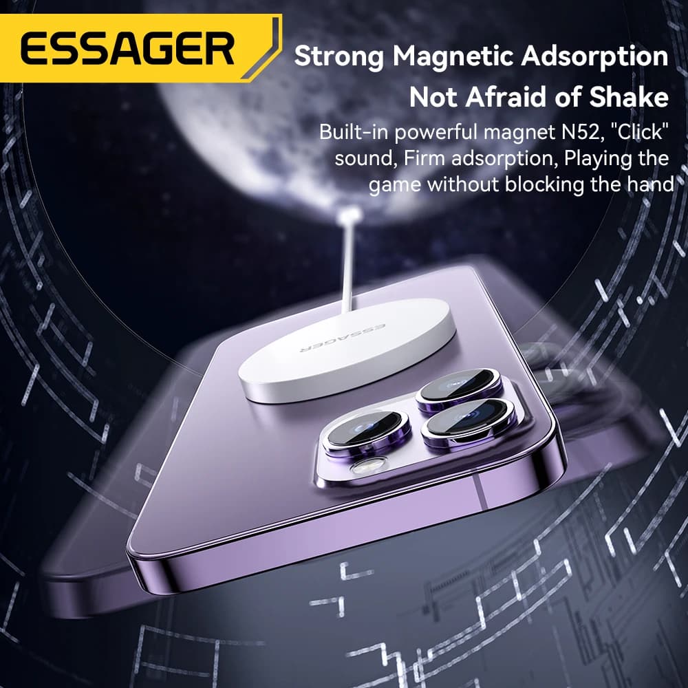 Essager magnético qi carregador sem fio com cabo, carregamento rápido, 15w, apto para iphone 14, 13, 12 pro max, samsung, xiaomi, huawei