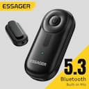 Essager bluetooth 5.3 adaptador 3.5mm aux jacks para receptor de música áudio alto-falantes do carro fone de ouvido tablet portátil bluetooth receptor carro — miniatura