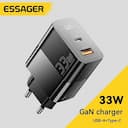 Essager Carregador USB-C GaN 33W PD – Rápido para iPhone e iPad — miniatura